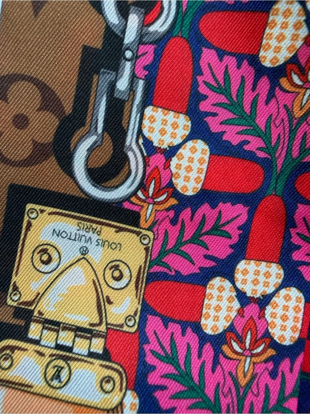 Louis Vuitton silk scarf